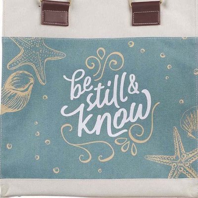 Be Still and Know Canvas Tote