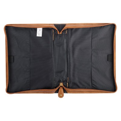 Be Strong and Courageous Mountain Lion Toffee Brown Faux Leather Classic Bible Cover