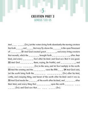 Bible Memory Word Searches: 99 Puzzles!