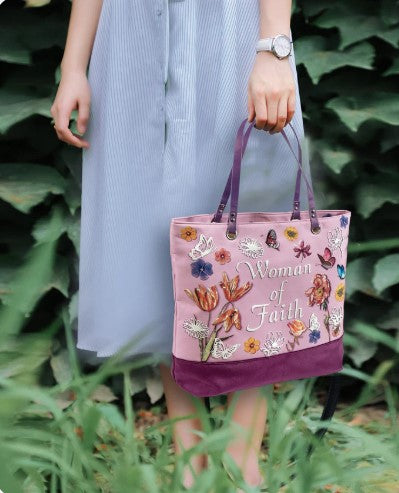 Woman of Faith Tote Bag