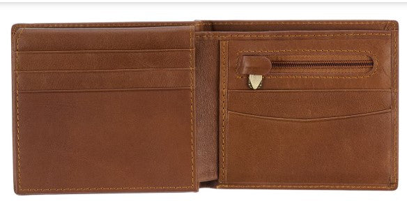 Seek First the Kingdom, Leather Wallet, Brown