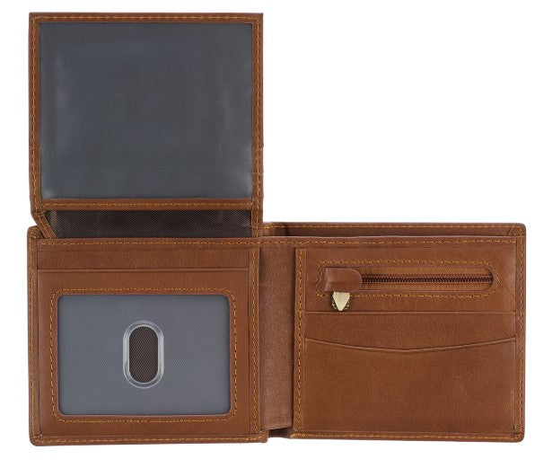 Seek First the Kingdom, Leather Wallet, Brown