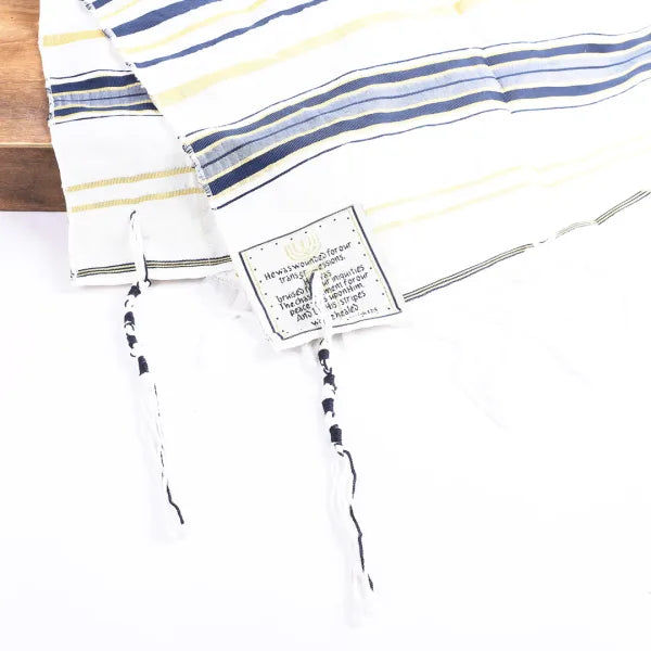 Tallit-Prayer Shawl-Navy (72" x 22")