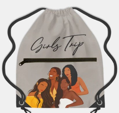 GIRLS TRIP DRAWSTRING BACKPACK