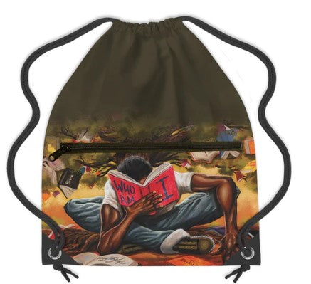 WHO AM I DRAWSTRING BACKPACK