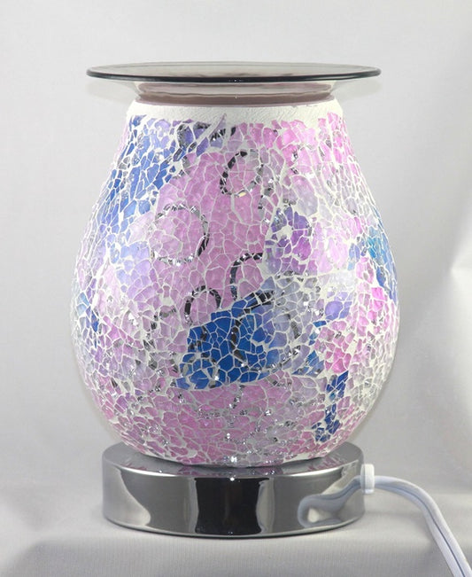 Crackle Glass Pink Design