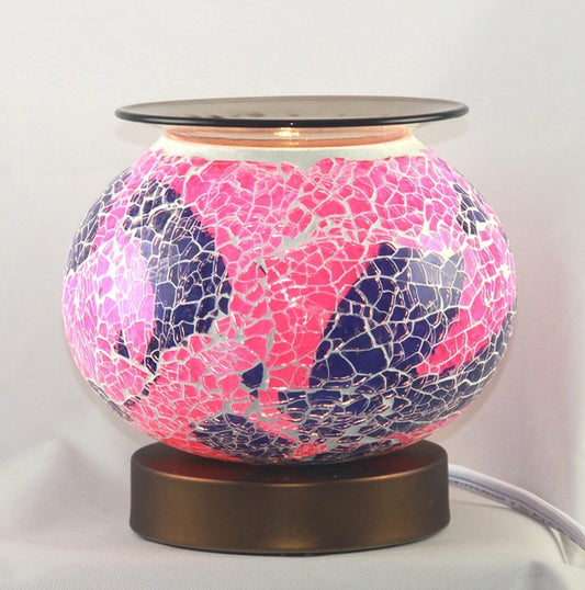 Mosaic Pink and Blue Pattern