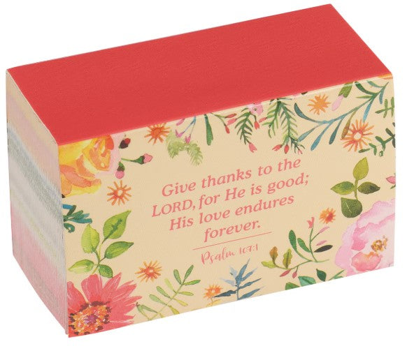 Today I'm Grateful For Orange Daisy Glass Gratitude Jar with Cards